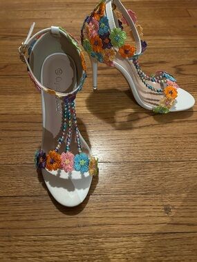 Floral stilettos